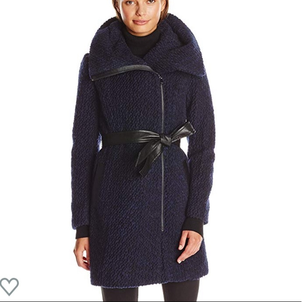 Cole Haan Bouclé Wool Coat